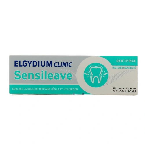 Elgydium Clinic Sensileave Dentifrice Traitement Sensibilité