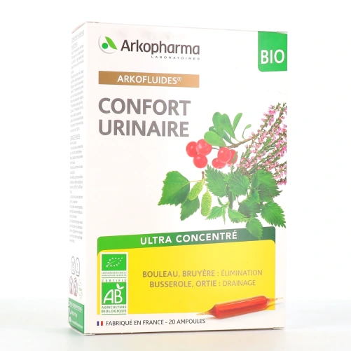 Arkofluides Confort Urinaire BIO 20 ampoules