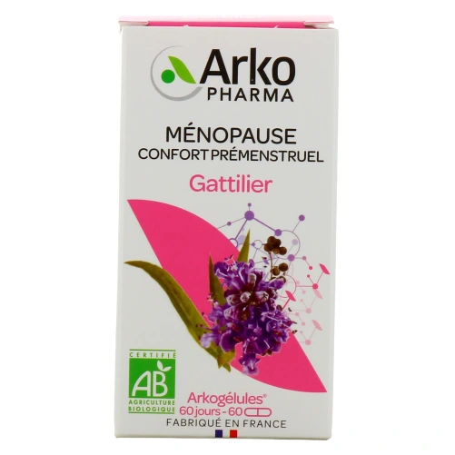 Arkogélules Gattilier Bio Confort Prémenstruel Ménopause
