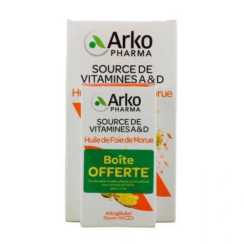 Arkogélules Huile de Foie de Morue