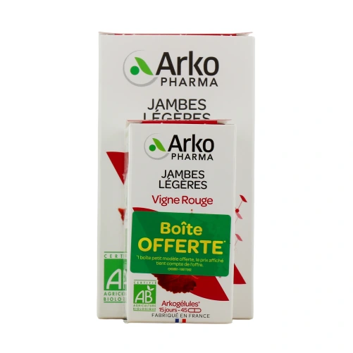Arkogélules Vigne Rouge Jambes Légères