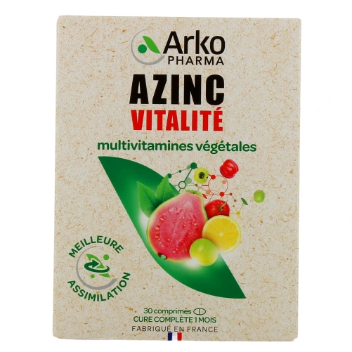 Azinc Vitalité Multivitamines Végétales