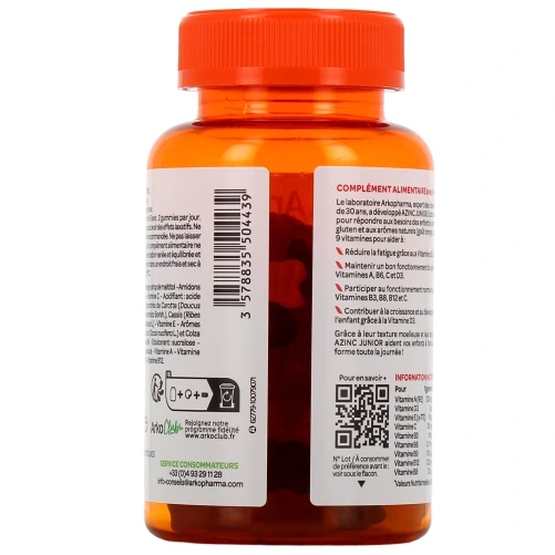 Azinc Junior Gummies Croissance