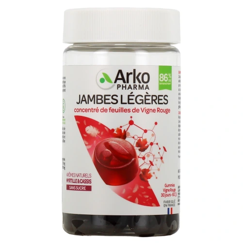 Arkopharma Jambes Légères Vigne Rouge Gummies