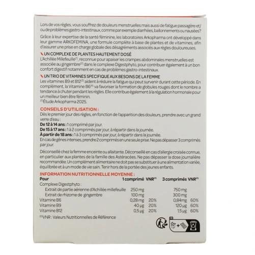 Arkofemina Règles Douloureuses