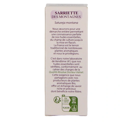 Docteur Valnet Huile Essentielle Sarriette des Montagnes