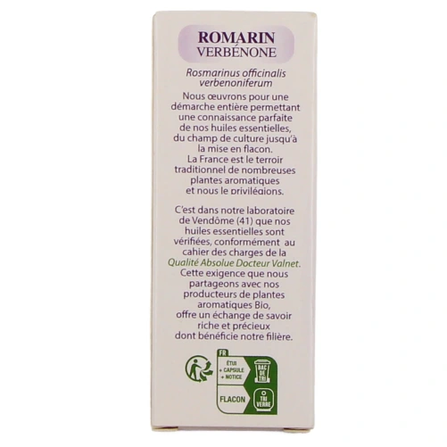 Docteur Valnet Huile Essentielle Romarin Verbénone