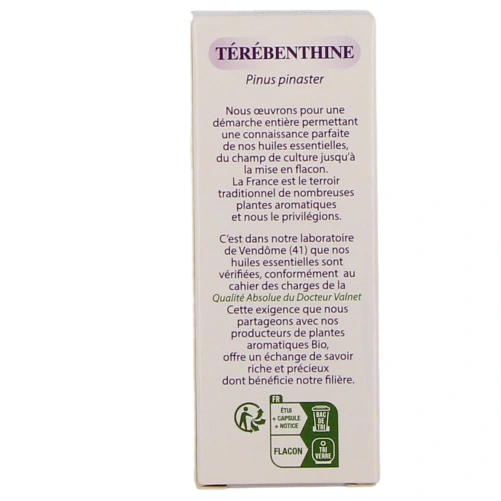 Docteur Valnet Huile Essentielle Térébenthine