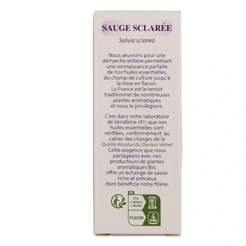 Docteur Valnet Huile Essentielle Sauge Sclarée