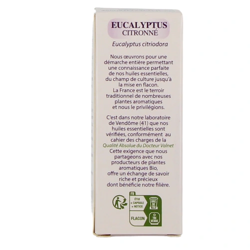 Docteur Valnet Huile Essentielle Eucalyptus Citronné