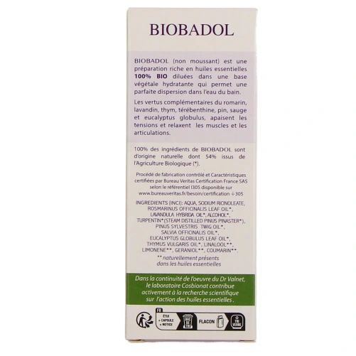 Docteur Valnet Biobadol Le bain santé relaxant