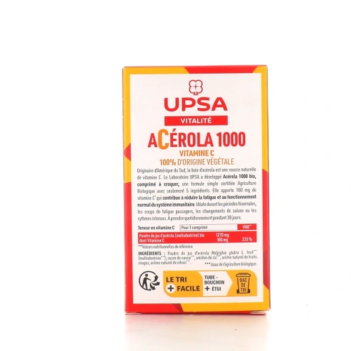 UPSA Vitalité Acérola 1000 Bio