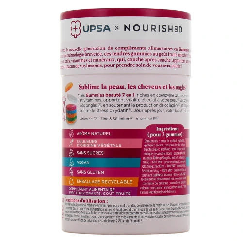 UPSA Gummies 7 en 1 Beauté