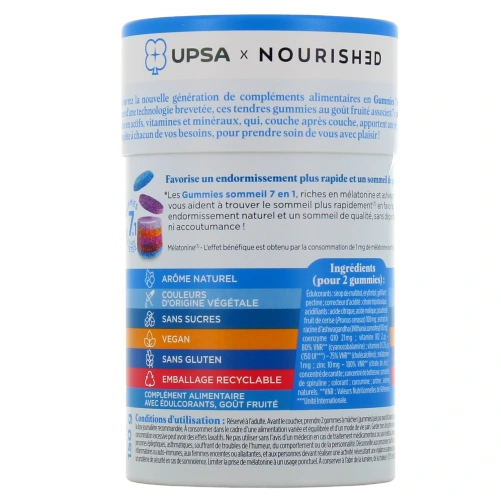 UPSA Gummies 7 en 1 Sommeil