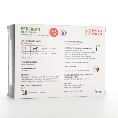 Perfikan Spot-On Antiparasitaire Chien