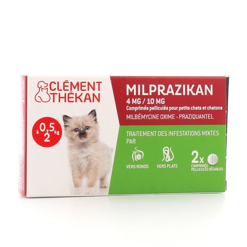 Milprazikan Vermifuge Chat