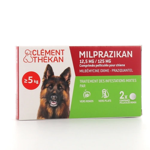 Milprazikan Vermifuge Chien