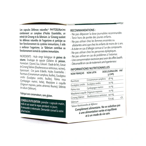Phytosun Aroms Capsules Défenses Naturelles
