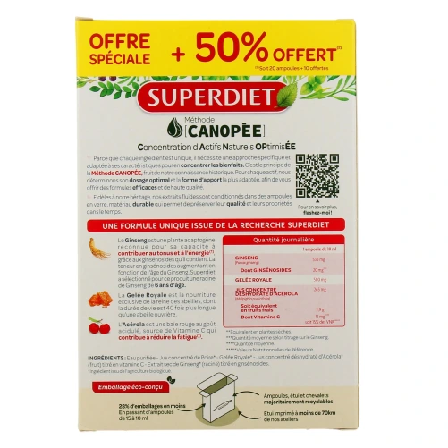 Super Diet Ginseng Gelée Royale Acérola Bio