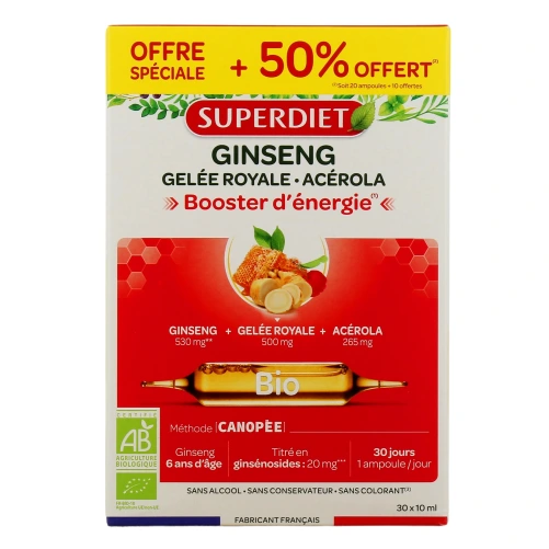 Super Diet Ginseng Gelée Royale Acérola Bio