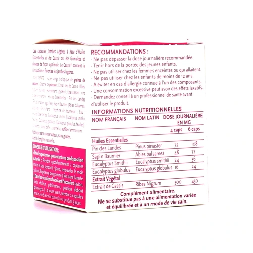 Capsules Jambes Légères