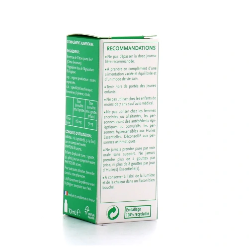 Phytosun Arôms Huile essentielle Citron jaune Bio