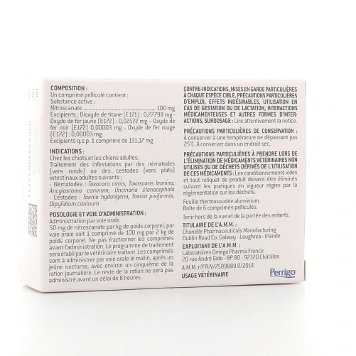 Vermiscan Vermifuge Chien