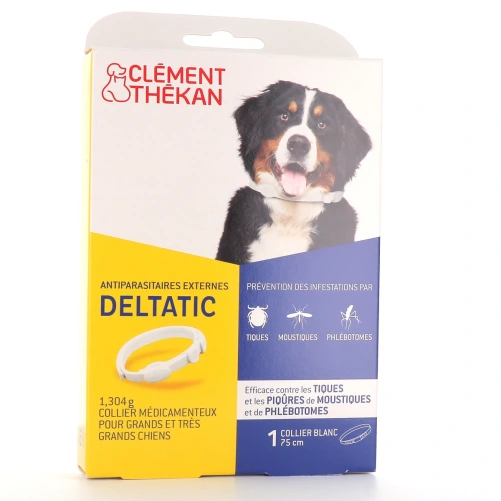 Clément Thékan Collier Antiparasitaires Deltatic pour Chien