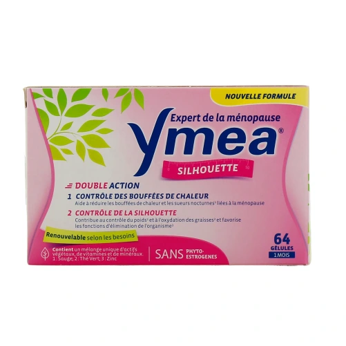 Ymea - ménopause silhouette - 64 ou 128 gélules