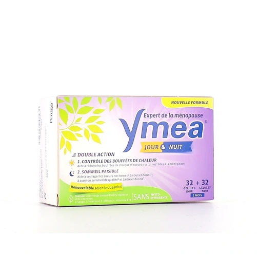 Ymea Ménopause Jour et Nuit - 64 ou 128 gélules