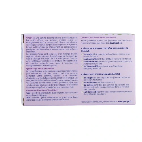 Ymea Ménopause Jour et Nuit