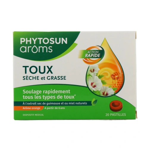 Phytosun Arôms Pastilles Toux Sèche et Grasse