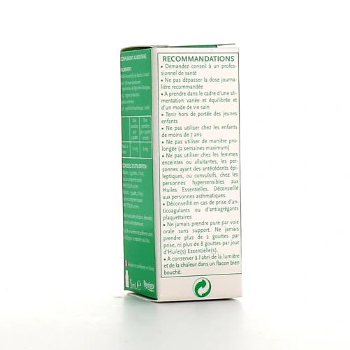 Phytosun Aroms Huile Essentielle de Basilic à Linalol Bio