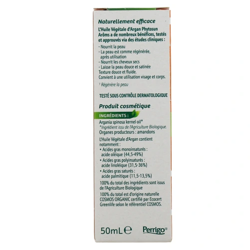 Phytosun Aroms Huile Végétale Argan Bio