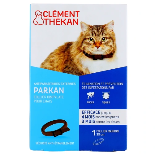 Clément Thékan Parkan Collier Antiparasitaire Chat