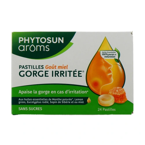 Phytosun Aroms Pastilles Gorge Irritée Miel