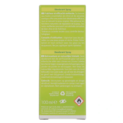 Weleda Déodorant Spray 24h Citrus