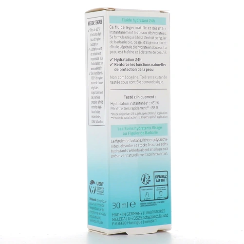 Weleda Fluide Hydratant 24h Figuier de Barbarie Bio
