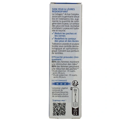 Weleda Soin Yeux & Lèvres Redensifiant Gentiane Bio