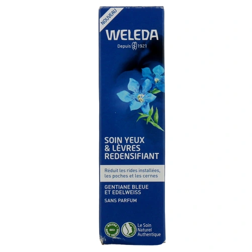 Weleda Soin Yeux & Lèvres Redensifiant Gentiane Bio