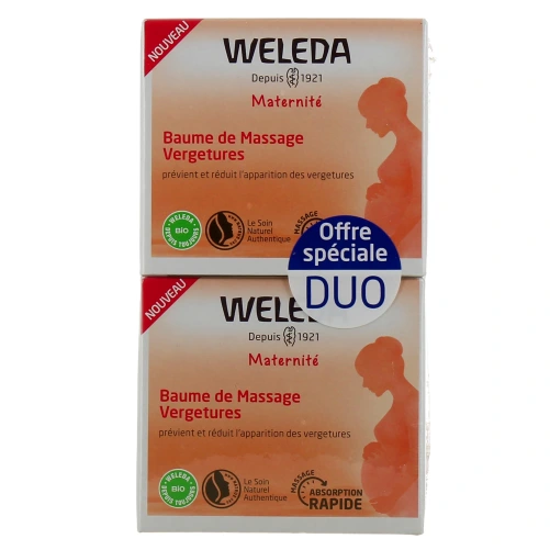 Weleda Maternité Baume Massage Vergetures Bio