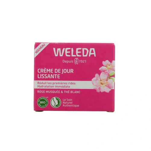 Weleda Crème de Jour Lissante Rose Musquée et Thé Blanc
