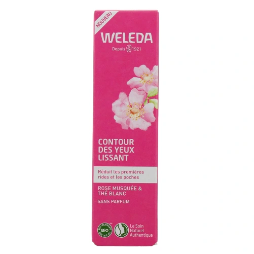 Weleda Contour des Yeux Lissant Rose Musquée et Thé Blanc