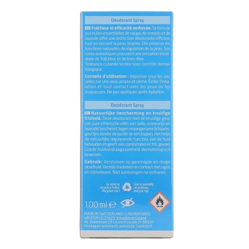 Weleda Déodorant Spray Sauge