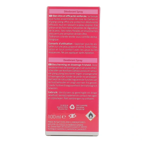 Weleda Déodorant Spray 24h Rose Musquée