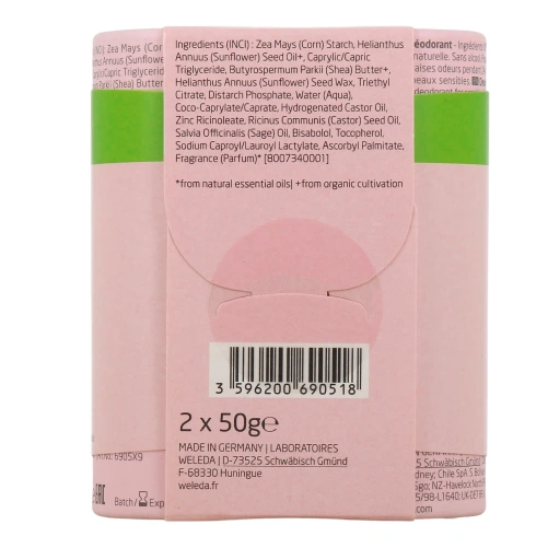 Weleda Déodorant Stick 24h Bio