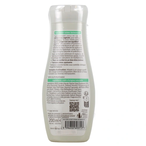 Weleda Soin Lavant Intime Sécheresse Bio