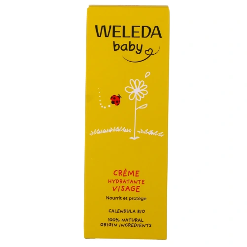 Weleda Bébé Calendula Crème Protectrice Visage Bio