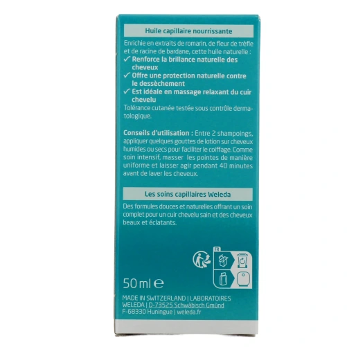Weleda Huile Capillaire Nourrissante