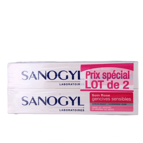 Sanogyl Dentifrice Soin Rose Gencives Sensibles